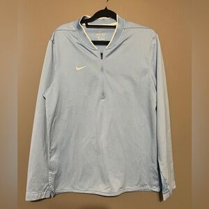 Nike Blue Dri-FIT Quarter Zip Top